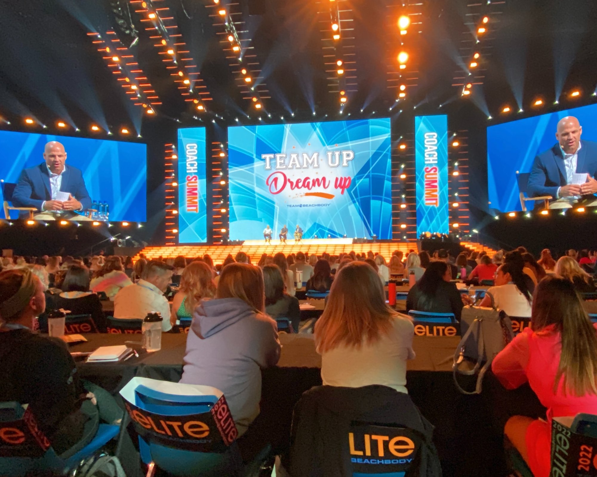 David Atkins speaking at a major sales summit